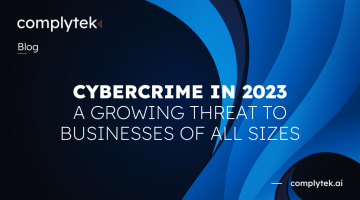 Image banner showing the title of the article Cybercrime A Threat to Businesses of All Sizes